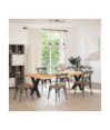 Picioare de masă în formă de X, 2 buc., negru, 70x(72-73) cm, oțel - WOODBB2086 Picioare de masă în formă de X, 2 buc., negru, 70x(72-73) cm, oțel - WOODBB2086