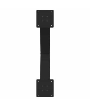 Picioare de masă în formă de X, 2 buc., negru, 70x(72-73) cm, oțel - WOODBB2086
