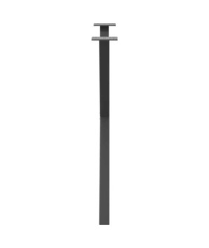 Picioare de masă în formă de X, 2 buc., antracit, 80x(72-73) cm, oțel - WOODBB2087
