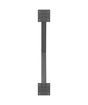 Picioare de masă în formă de X, 2 buc., antracit, 80x(72-73) cm, oțel - WOODBB2087