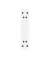 Picioare masă consolă, albe, 2 buc., 38x(72-73) cm, oțel - WOODBB2091