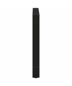 Picioare masă de sufragerie negre, 2 buc., 80x(72-73) cm, oțel - WOODBB2094