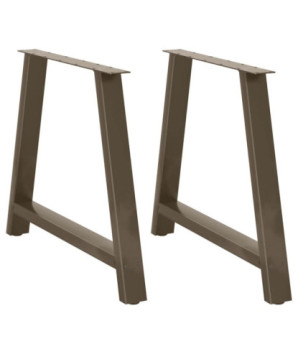 Picioare de masă în formă de A, 2 buc., 100x(72-73) cm, oțel - WOODBB2095
