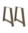 Picioare de masă în formă de A, 2 buc., 100x(72-73) cm, oțel - WOODBB2095