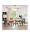 Picioare de masă în formă de A, 2 buc., 100x(72-73) cm, oțel - WOODBB2095