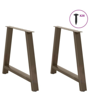 Picioare de masă în formă de A, 2 buc., 100x(72-73) cm, oțel - WOODBB2095
