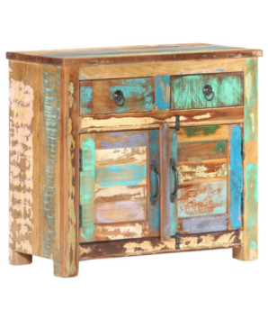Servantă vintage living, din lemn masiv reciclat, cu 2 sertare, 2 uși, handmade