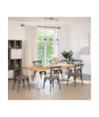 Picioare de masă în formă de A, 2 buc., alb, 100x(72-73) cm, oțel - WOODBB2096