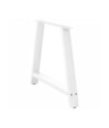 Picioare de masă în formă de A, 2 buc., alb, 100x(72-73) cm, oțel - WOODBB2096