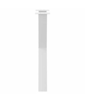 Picioare de masă în formă de X, 2 buc., alb, 50x(72-73) cm, oțel - WOODBB2097