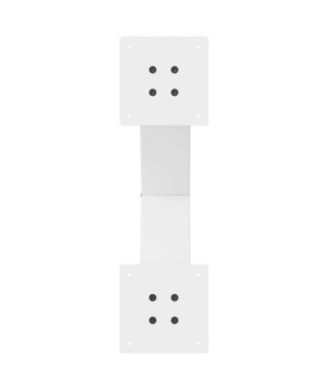 Picioare de masă în formă de X, 2 buc., alb, 50x(72-73) cm, oțel - WOODBB2097