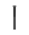 Picioare de masă în formă de X, 2 buc., antracit, 60x(72-73) cm, oțel - WOODBB2099