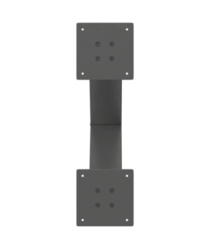 Picioare de masă în formă de X, 2 buc., antracit, 60x(72-73) cm, oțel - WOODBB2099
