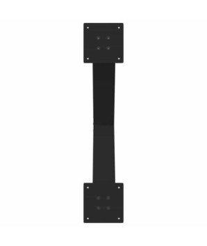 Picioare de masă în formă de X, 3 buc., negru, 70x(72-73) cm, oțel - WOODBB2102