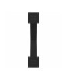 Picioare de masă în formă de X, 3 buc., negru, 70x(72-73) cm, oțel - WOODBB2102