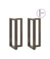 Picioare de masă de bar în formă de T, 2 buc., negru, 40x35x(90-91) cm, oțel - WOODBB2104 Picioare de masă de bar în formă de T, 2 buc., negru, 40x35x(90-91) cm, oțel - WOODBB2104