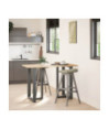 Picioare de masă de bar în formă de T, 2 buc., antracit, 60x35x(90-91) cm, oțel - WOODBB2106 Picioare de masă de bar în formă de T, 2 buc., antracit, 60x35x(90-91) cm, oțel - WOODBB2106