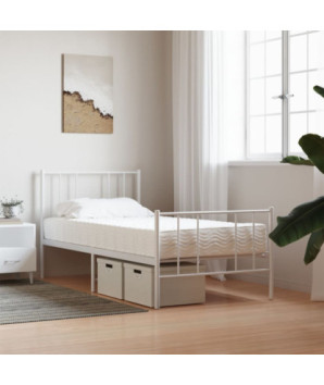 Saltea din spumă, alb, 100x200 cm, duritate H2 H3 - WOODBB2113
