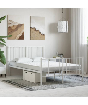 Saltea din spumă, alb, 120x200 cm, duritate 7 zone 20 ILD - WOODBB2114