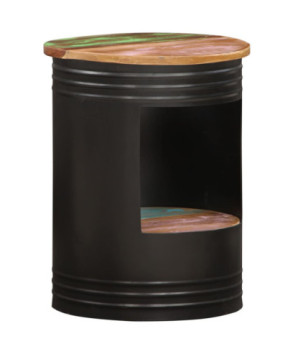 Măsuță de cafea, 43 x 55 cm, lemn reciclat - WOODBB227