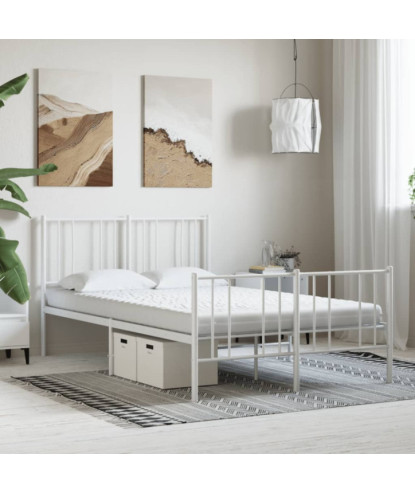 Saltea din spumă, alb, 140x200 cm, 7 zone, duritate 20 ILD - WOODBB2116