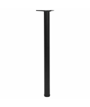 Picioare de masă reglabile în înălțime, 870 mm, negru, 4 buc. - WOODBB2124