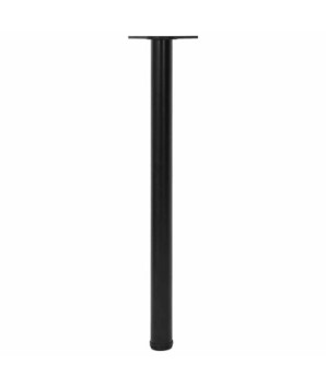 Picioare de masă reglabile în înălțime, 870 mm, negru, 4 buc. - WOODBB2124