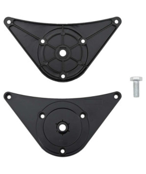 Picioare de masă reglabile în înălțime, 870 mm, negru, 4 buc. - WOODBB2124