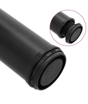 Picioare de masă reglabile pe înălțime, 870 mm, negru, 4 buc. - WOODBB2125
