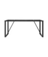 Picioare masă de sufragerie O-Frame 180x80x73 cm Oţel, cu aspect industrial - WOODBB2128 Picioare masă de sufragerie O-Frame 180x80x73 cm Oţel, cu aspect industrial - WOODBB2128