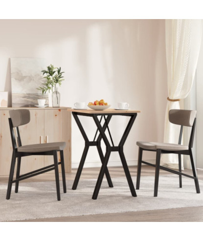 Picioare masă de sufragerie Y-Frame 60x40x73 cm Oţel, cu aspect industrial - WOODBB2129