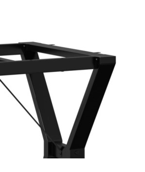 Picioare masă de sufragerie Y-Frame 60x40x73 cm Oţel, cu aspect industrial - WOODBB2129