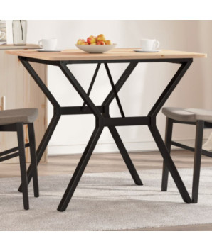 Picioare masă de sufragerie Y-Frame 70x70x73 cm Oţel, cu aspect industrial - WOODBB2130
