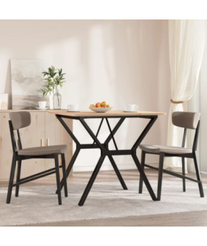 Picioare masă de sufragerie Y-Frame 70x70x73 cm Oţel, cu aspect industrial - WOODBB2130