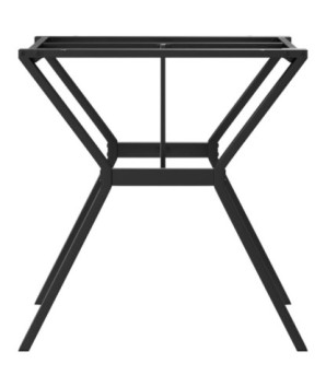 Picioare masă de sufragerie Y-Frame 70x70x73 cm Oţel, cu aspect industrial - WOODBB2130