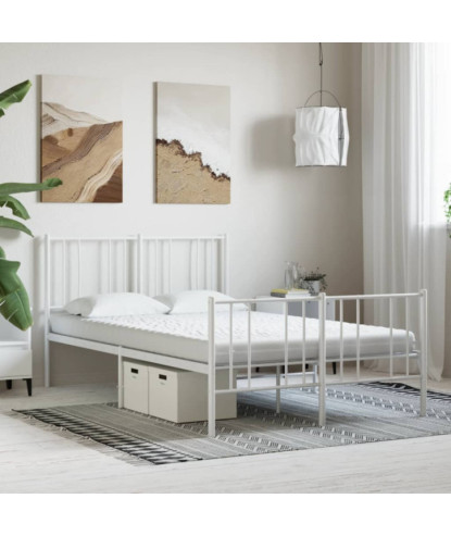 Saltea din spumă, alb, 140x190 cm, 7 zone, duritate 20 ILD - WOODBB2132