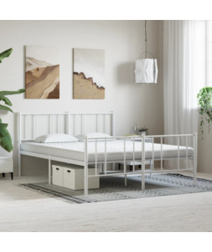 Saltea din spumă, alb, 160x200 cm, 7 zone, duritate 20 ILD - WOODBB2133
