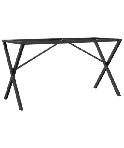 Picioare masă de sufragerie X-Frame 120x60x73 cm Oţel, cu aspect industrial - WOODBB2143