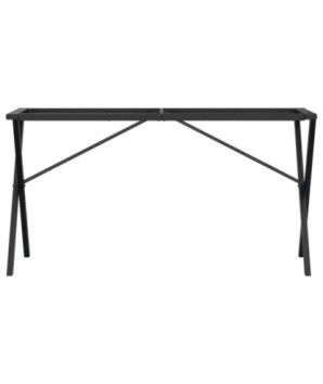 Picioare masă de sufragerie X-Frame 120x60x73 cm Oţel, cu aspect industrial - WOODBB2143