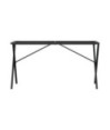 Picioare masă de sufragerie X-Frame 120x60x73 cm Oţel, cu aspect industrial - WOODBB2143