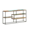 Servantă, 150 x 30 x 75 cm, lemn reciclat, cu aspect industrial - WOODBB231 Servantă, 150 x 30 x 75 cm, lemn reciclat, cu aspect industrial - WOODBB231
