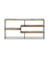 Servantă, 150 x 30 x 75 cm, lemn reciclat, cu aspect industrial - WOODBB231 Servantă, 150 x 30 x 75 cm, lemn reciclat, cu aspect industrial - WOODBB231