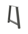 Picioare de masă în formă de A, 2 buc., antracit, 90x(72-73) cm, oțel - WOODBB2149