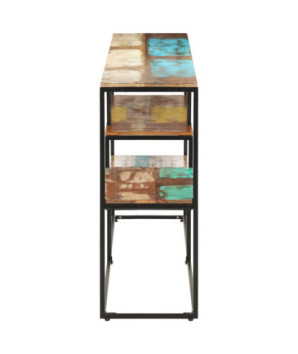 Servantă, 150 x 30 x 75 cm, lemn reciclat, cu aspect industrial - WOODBB231