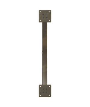 Picioare de masă în formă de X, 2 buc., oțel natural, 70x(72-73) cm - WOODBB2150