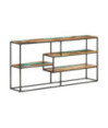 Servantă, 150 x 30 x 75 cm, lemn reciclat, cu aspect industrial - WOODBB231 Servantă, 150 x 30 x 75 cm, lemn reciclat, cu aspect industrial - WOODBB231