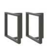 Picioare de masă în formă de T, 2 buc., antracit, 70x35x(72-73) cm, oțel - WOODBB2163 Picioare de masă în formă de T, 2 buc., antracit, 70x35x(72-73) cm, oțel - WOODBB2163