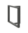 Picioare de masă în formă de T, 2 buc., antracit, 100x35x(72-73) cm, oțel - WOODBB2165