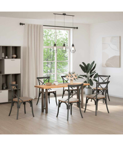Picioare masă consolă oțel natural 2 buc 38x(72-73) cm oțel - WOODBB2166