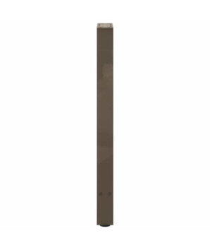 Picioare masă consolă oțel natural 2 buc 38x(72-73) cm oțel - WOODBB2166